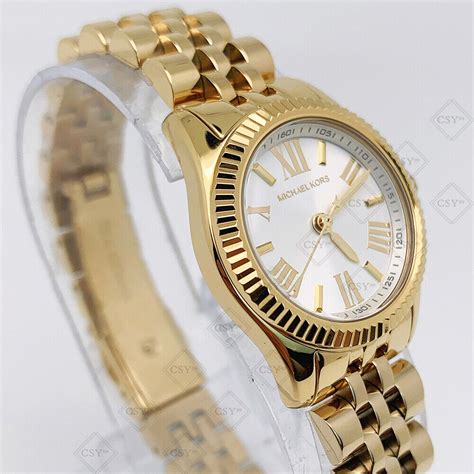 Michael Kors MK3229 Lexington Gold Edelstahl Silbernes  